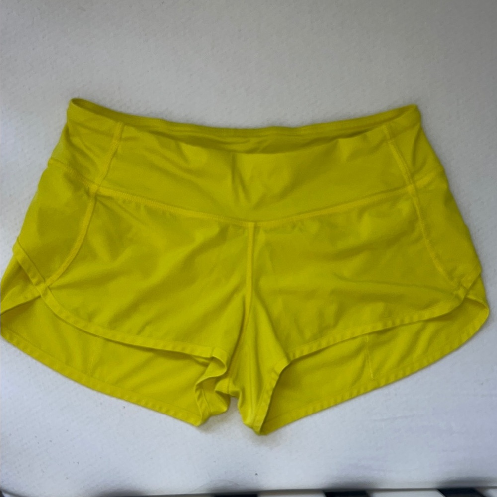 Lululemon low rise, 2.5” inseam, size small (no size stamp but fits like size 4)